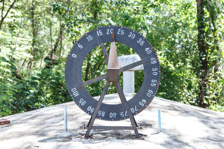water meters of water tank in Thailandの写真素材