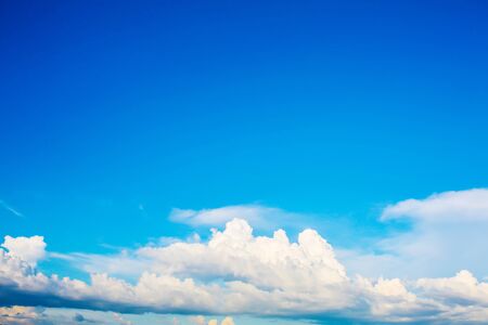 Partly cloudy skyの写真素材