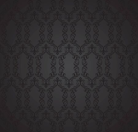 Vector damask seamless patternのイラスト素材