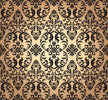 Damask pattern illustration.のイラスト素材