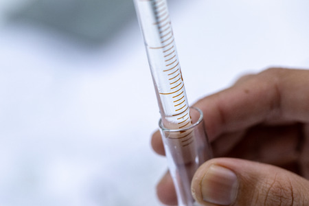 Analysis protein for study Chemical composition in laboratory.