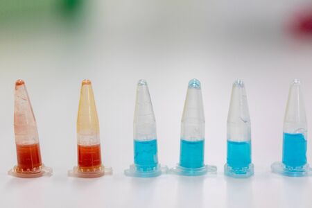 The study Analysis Chemical composition in laboratory.の写真素材