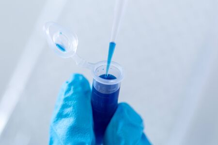 Biochemical analysis and Chemical analysis in Lab.の写真素材