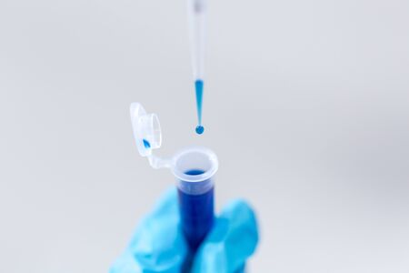 Biochemical analysis and Chemical analysis in Lab.の写真素材