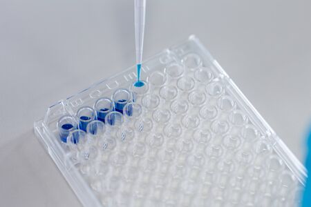 Biochemical analysis and Chemical analysis in Lab.の写真素材