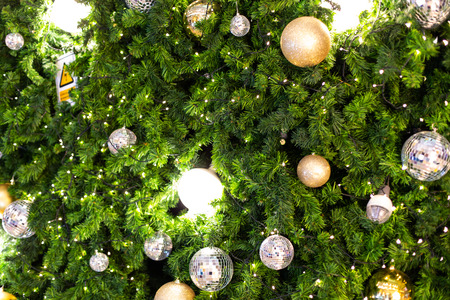 Patterns and backgrounds of Christmas holidays, background of Christmas holidays with copy space.の写真素材