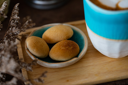 Backgrounds of Latte coffee.