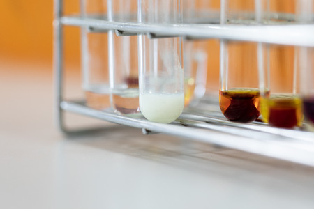 The study Separating by filtration the component substances from liquid mixture in Lab.Â 