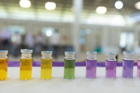 Biodiesel production is the process of producing the biofuel, biodiesel, in laboratory.の写真素材