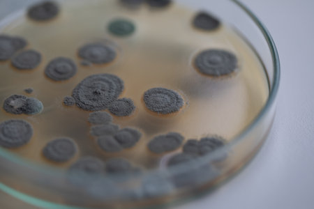 Penicillium, ascomycetous fungi are of major importance in the natural environment as well as food and drug production.Â の写真素材