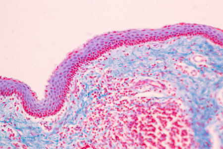 Anatomy and Histological Bone, Elastic cartilage human and Joint of human foetus under the...