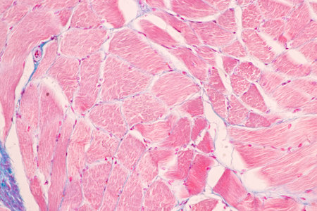 Anatomy and Histological Bone, Elastic cartilage human and Joint of human foetus under the...