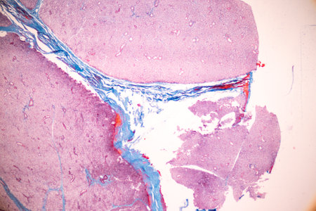 Anatomy and Histological Bone, Elastic cartilage human and Joint of human foetus under the...