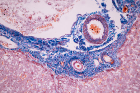 Histological Pancreas human, Liver human, Vermiform appendix human and Kidney Human under the...