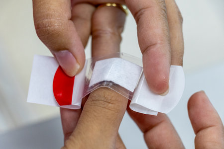 Injured fingers, nails torn, bruised and A nail will fall off,  causing pain and requiring medical...