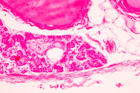 Showing Light micrograph of the Trachea, Thymus, Parathyroid gland and Tonsil  human under the...