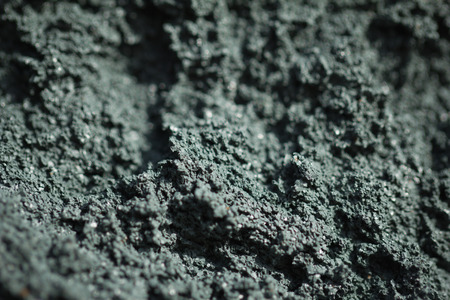 Green-grey ground with blur, view from above