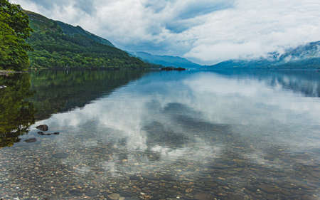 Loch Earn, vista in the Scottish Highlands, Great Britain