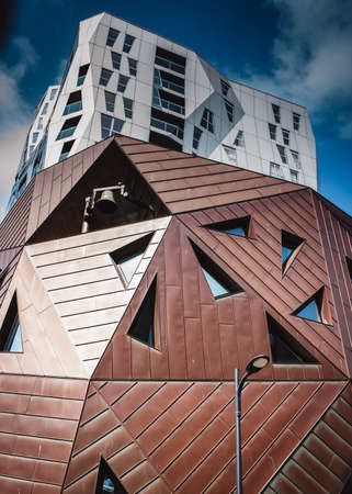 The new futuristic-looking building of the Pauluskerk was opened on June 2, 2013のeditorial素材