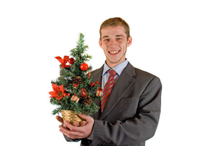 Christmas in Officeの写真素材