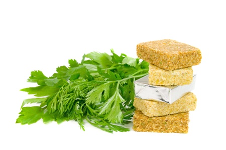 herbs for soupの写真素材