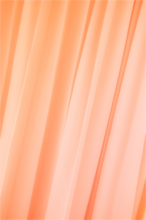 strip of curtain in orangeの写真素材