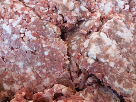 Mince pork or ground pork as a background.の素材