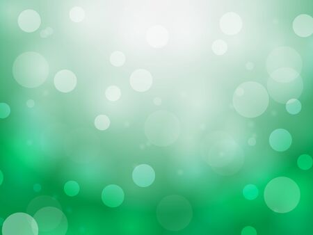 Abstract yellow bokeh circles and light on yellow background using for Christmas or Happy new year background, festive background with defocused light.のイラスト素材