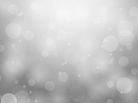 Abstract yellow bokeh circles and light on yellow background using for Christmas or Happy new year background, festive background with defocused light.のイラスト素材