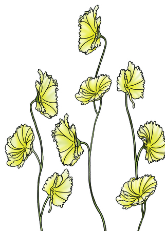 Colorful sweet clothing fabric printingの写真素材