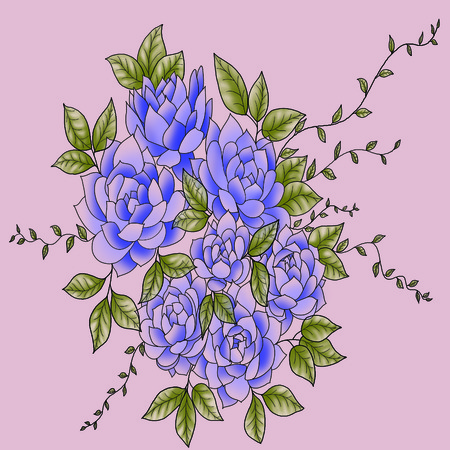 Colorful sweet clothing fabric printingの写真素材