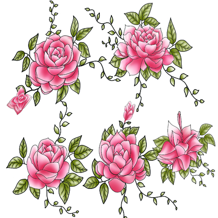 Colorful sweet clothing fabric printingの写真素材