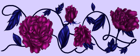 Colorful sweet clothing fabric printingの写真素材