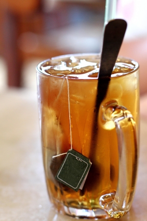 ice tea servedの素材