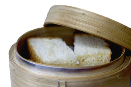 Fresh steam bread for breakfast