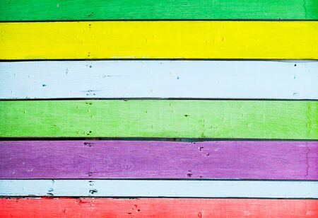 Colorful vertical wood blanks, background or texture conceptの写真素材