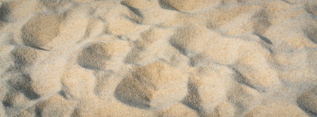 Sand on the beach. Background or backdrop concept.