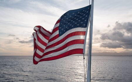 National flag of USの写真素材