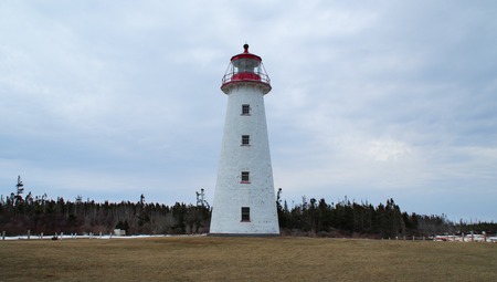 Lighthouse in Prince Edward Island, Canadaの写真素材