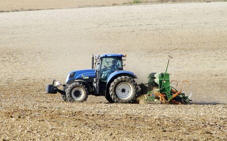 agricultural work in autumn pedant drought