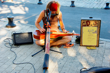 Traveling Musicianのeditorial素材