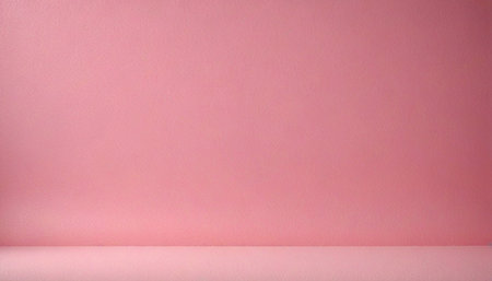 Pink wall and floor background. Pink wall background. Pink wall backgroundの素材