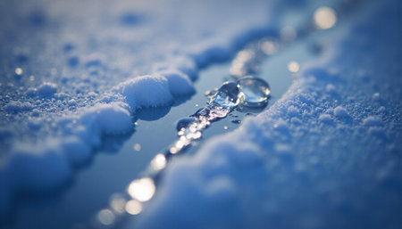 water drops on the surface of the car in the snow. macroの素材