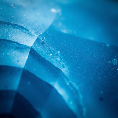 abstract blue background with some smooth lines in it (shallow DOF)の素材