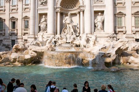 Trevi Fountain in Romeのeditorial素材