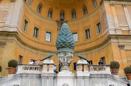Rome. Vatican City, the area of cones.のeditorial素材