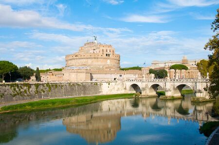 Rome. Castle of St. Angelaのeditorial素材