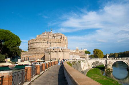 Rome. Castle of St. Angelaのeditorial素材