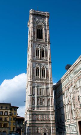 Florence, Italy. Giotto's bell tower.のeditorial素材