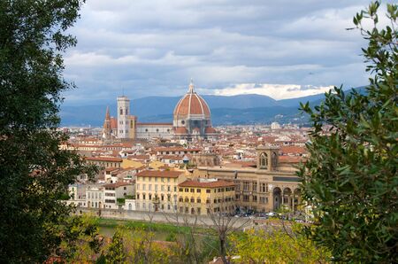 Florence. Top Viewのeditorial素材